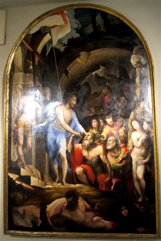 Beccafumi, cristo al limbo, 1536, 02