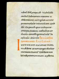 Beromünster, Stiftskirche St. Michael, Epistolar, f. 102v – Epistolary