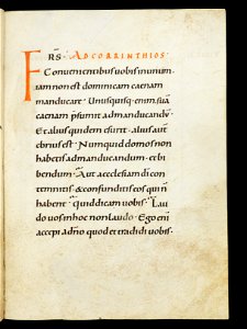 Beromünster, Stiftskirche St. Michael, Epistolar, f. 35r – Epistolary