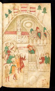 Bern, Burgerbibliothek, Cod. 120.II, f. 116r – Petrus de Ebulo Liber ad honorem Augusti, lat
