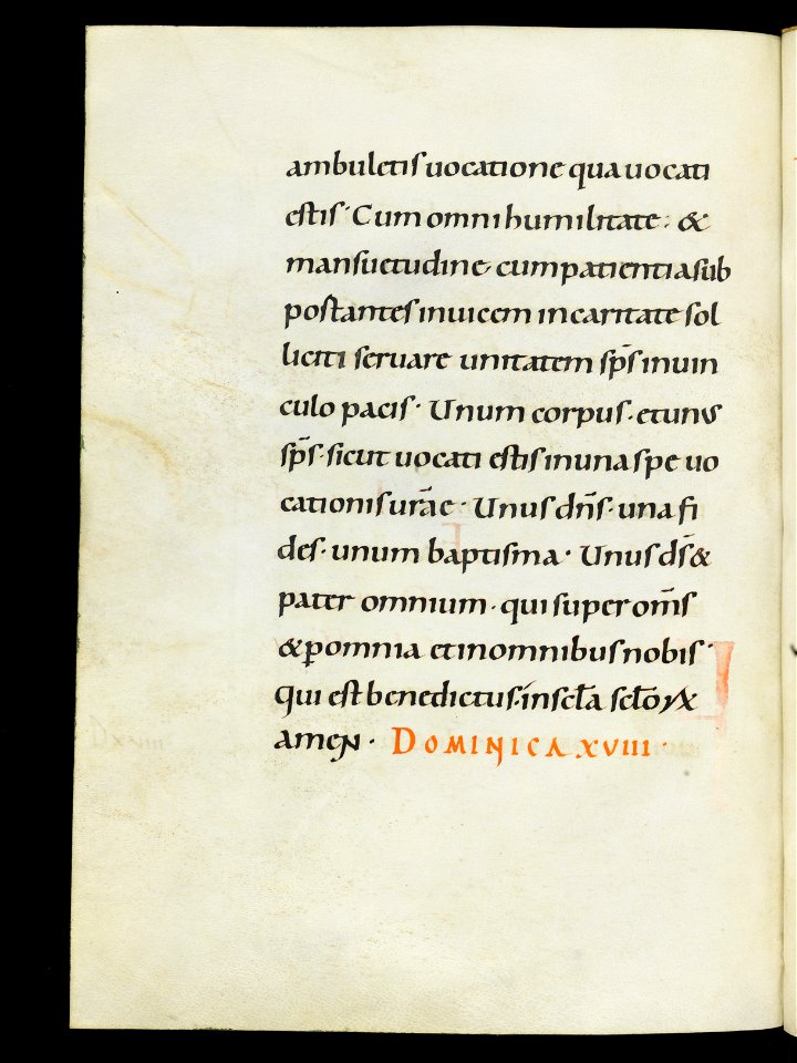 Beromünster, Stiftskirche St. Michael, Epistolar, f. 94v – Epistolary