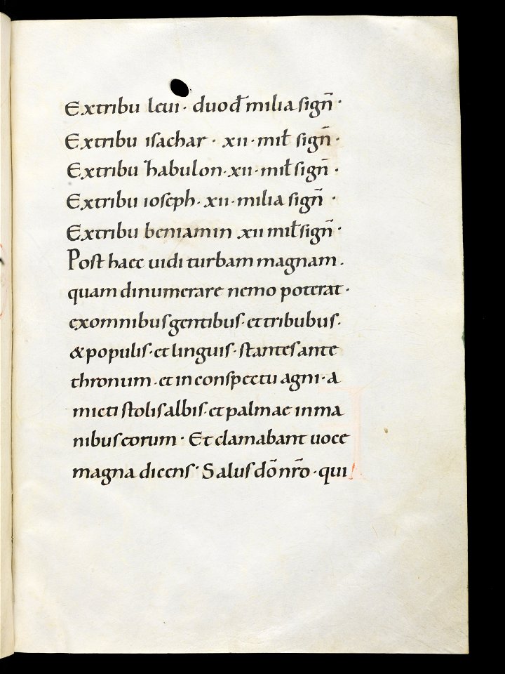 Beromünster, Stiftskirche St. Michael, Epistolar, f. 108r – Epistolary