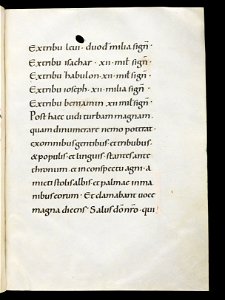 Beromünster, Stiftskirche St. Michael, Epistolar, f. 108r – Epistolary