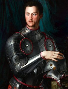 Nswag, agnolo bronzino, duca cosimo I in armi, 1540 circa