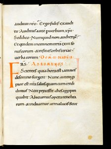 Beromünster, Stiftskirche St. Michael, Epistolar, f. 111r – Epistolary