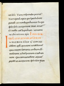 Beromünster, Stiftskirche St. Michael, Epistolar, f. 58r – Epistolary