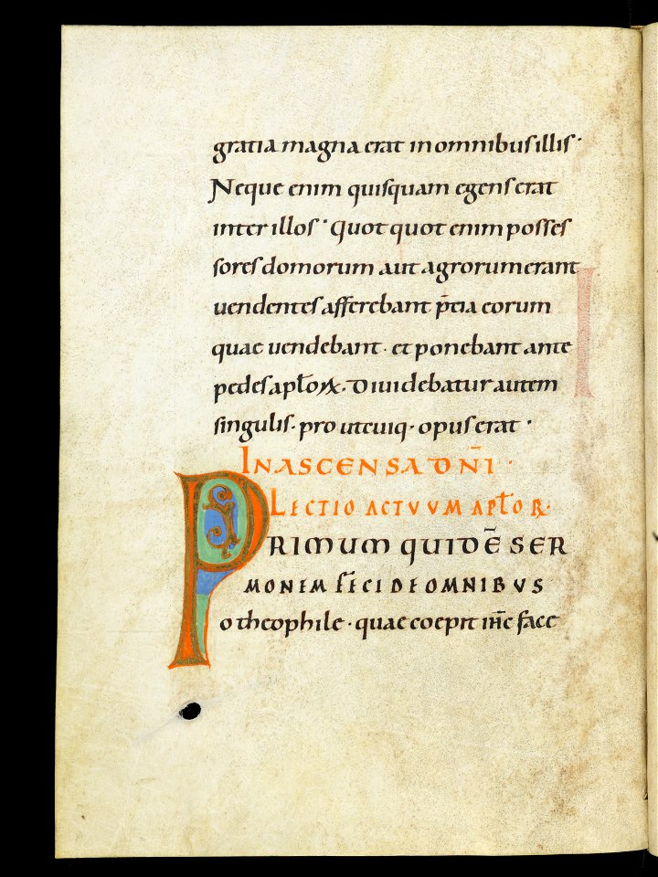 Beromünster, Stiftskirche St. Michael, Epistolar, f. 52v – Epistolary