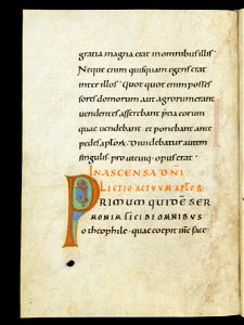 Beromünster, Stiftskirche St. Michael, Epistolar, f. 52v – Epistolary