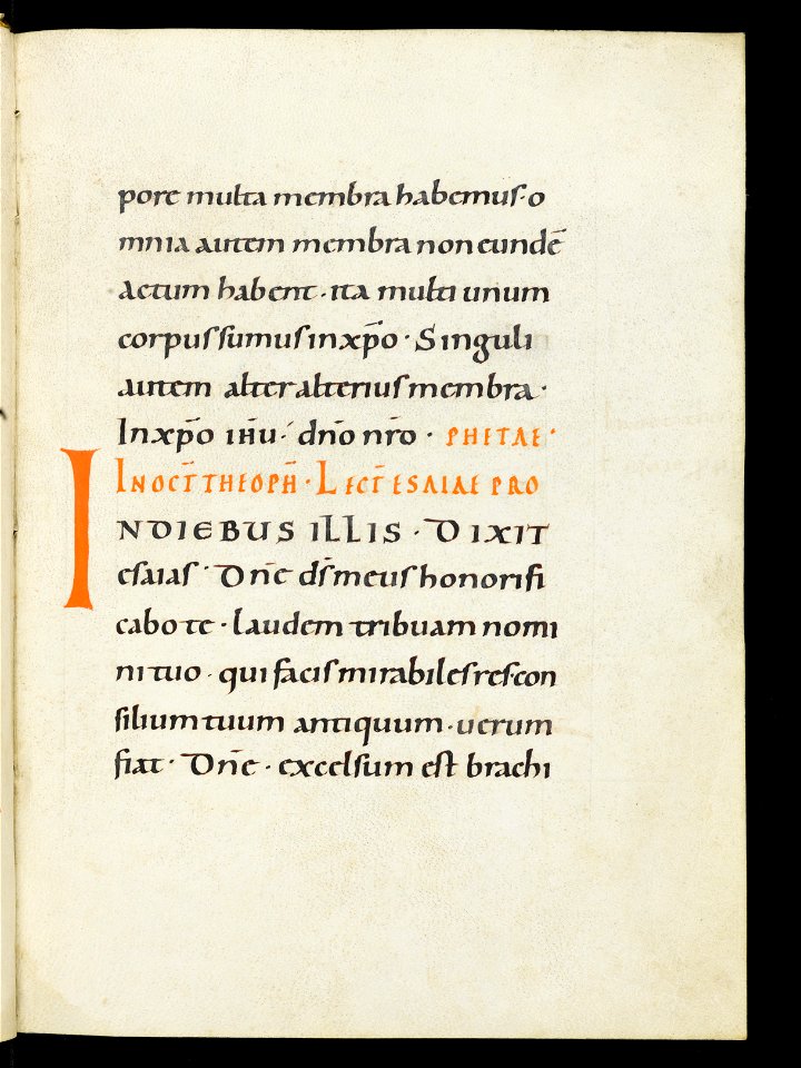 Beromünster, Stiftskirche St. Michael, Epistolar, f. 15r – Epistolary