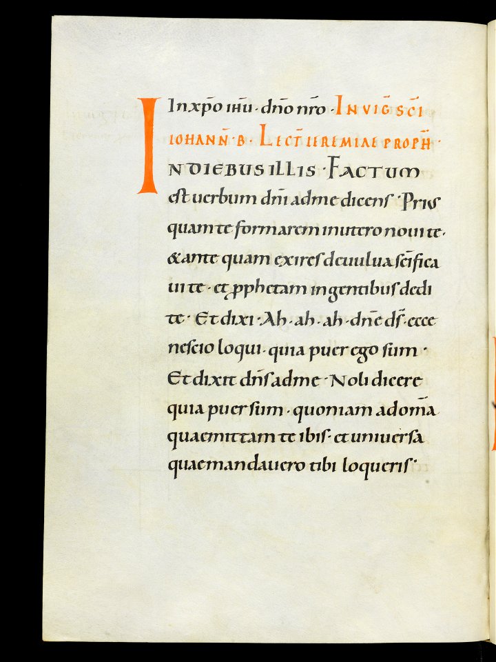 Beromünster, Stiftskirche St. Michael, Epistolar, f. 68v – Epistolary