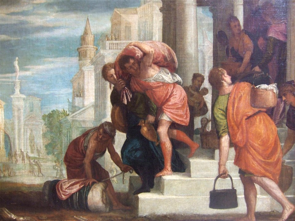 Benedetto Caliari Le Départ des Israëlites ou Les Israëlites sortant d'Égypte DSCF2641