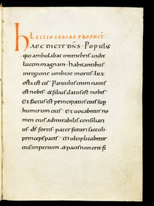 Beromünster, Stiftskirche St. Michael, Epistolar, f. 4r – Epistolary