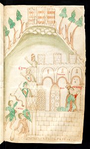 Bern, Burgerbibliothek, Cod. 120.II, f. 117r – Petrus de Ebulo Liber ad honorem Augusti, lat