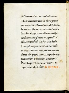 Beromünster, Stiftskirche St. Michael, Epistolar, f. 3v – Epistolary