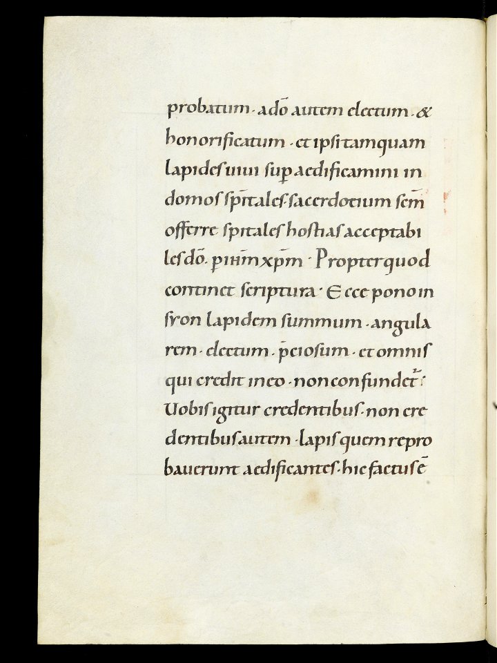 Beromünster, Stiftskirche St. Michael, Epistolar, f. 43v – Epistolary