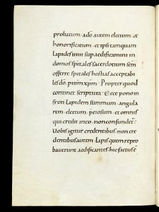 Beromünster, Stiftskirche St. Michael, Epistolar, f. 43v – Epistolary
