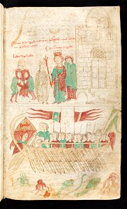 Bern, Burgerbibliothek, Cod. 120.II, f. 119r – Petrus de Ebulo Liber ad honorem Augusti, lat