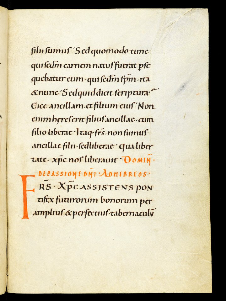 Beromünster, Stiftskirche St. Michael, Epistolar, f. 33r – Epistolary