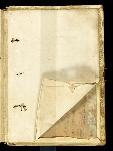 Beromünster, Stiftskirche St. Michael, Epistolar, Rear paste-down b – Epistolary