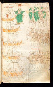 Bern, Burgerbibliothek, Cod. 120.II, f. 131r – Petrus de Ebulo Liber ad honorem Augusti, lat