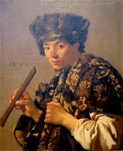 'Shepherd with Flute' by Hendrick ter Brugghen, 1627, Pushkin Museum