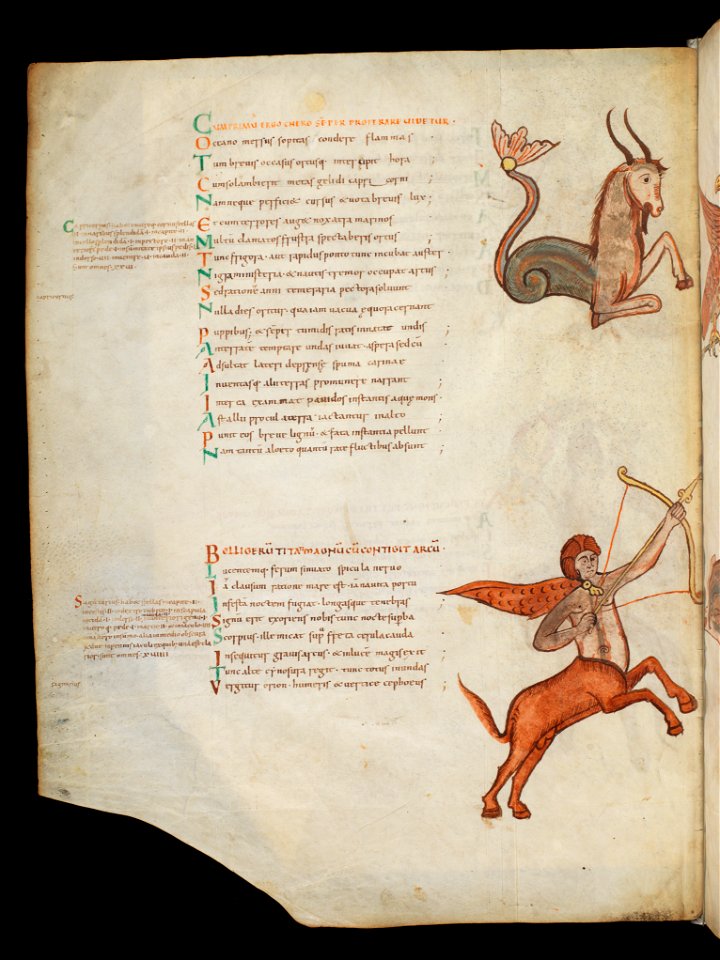 Bern, Burgerbibliothek, Cod. 88, f. 5v – Aratus – Germanicus Phaenomena