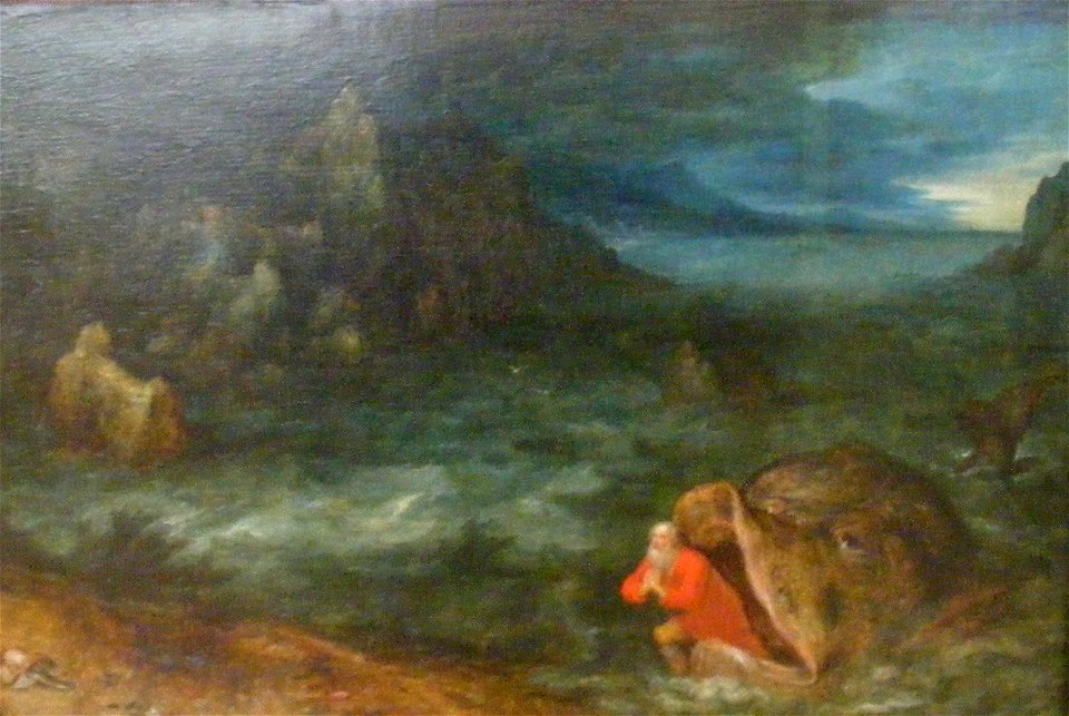 Jan Brueghel the Elder-Jonas entsteigt dem Rachen des Walfisches