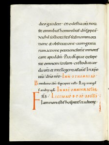 Beromünster, Stiftskirche St. Michael, Epistolar, f. 113v – Epistolary