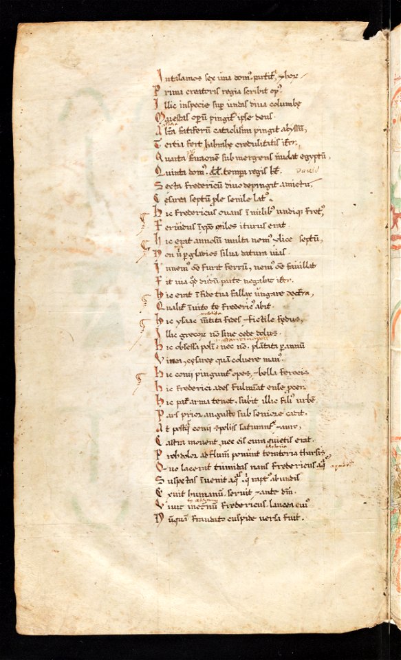 Bern, Burgerbibliothek, Cod. 120.II, f. 144v 142v – Petrus de Ebulo Liber ad honorem Augusti, lat