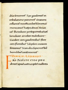 Beromünster, Stiftskirche St. Michael, Epistolar, f. 17r – Epistolary