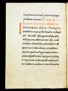 Beromünster, Stiftskirche St. Michael, Epistolar, f. 38v – Epistolary