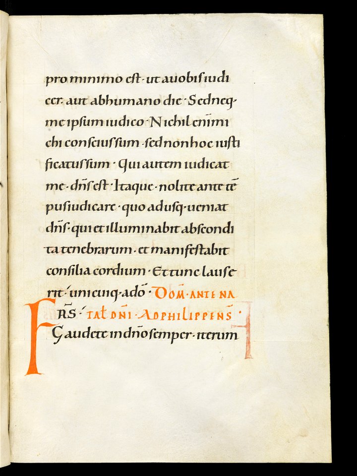 Beromünster, Stiftskirche St. Michael, Epistolar, f. 113r – Epistolary