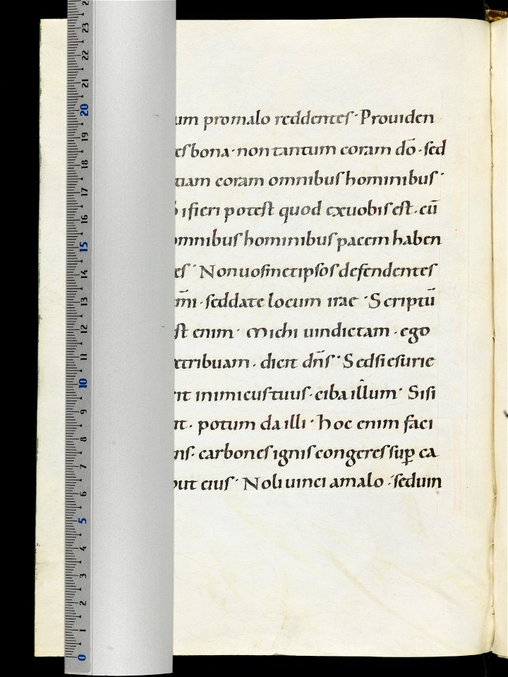 Beromünster, Stiftskirche St. Michael, Epistolar, Ruler on page – Epistolary
