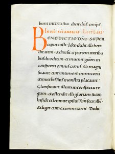 Beromünster, Stiftskirche St. Michael, Epistolar, f. 109v – Epistolary