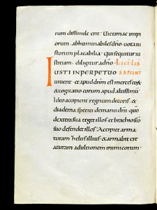 Beromünster, Stiftskirche St. Michael, Epistolar, f. 115v – Epistolary