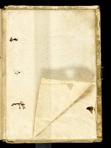 Beromünster, Stiftskirche St. Michael, Epistolar, Rear paste-down a – Epistolary