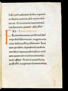 Beromünster, Stiftskirche St. Michael, Epistolar, f. 118r – Epistolary