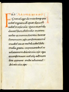 Beromünster, Stiftskirche St. Michael, Epistolar, f. 95r – Epistolary