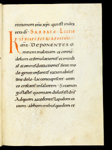 Beromünster, Stiftskirche St. Michael, Epistolar, f. 43r – Epistolary
