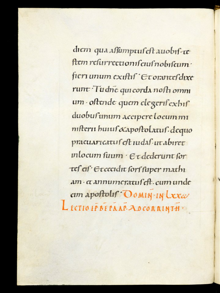 Beromünster, Stiftskirche St. Michael, Epistolar, f. 23v – Epistolary