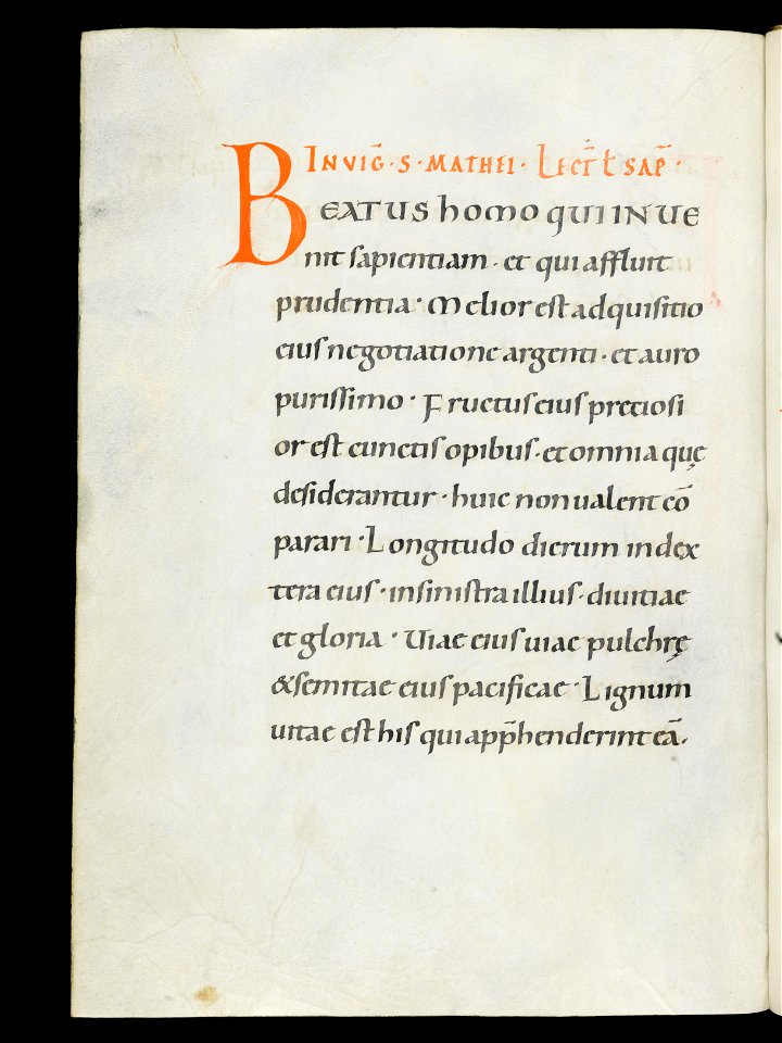 Beromünster, Stiftskirche St. Michael, Epistolar, f. 95v – Epistolary