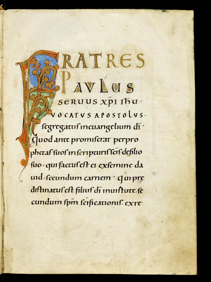 Beromünster, Stiftskirche St. Michael, Epistolar, f. 2r – Epistolary