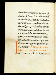 Beromünster, Stiftskirche St. Michael, Epistolar, f. 60v – Epistolary
