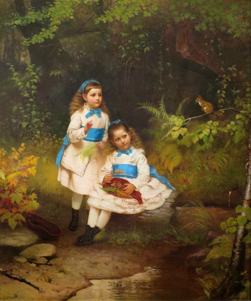 John George Brown - 'By the Forest Brook', 1875, High Museum
