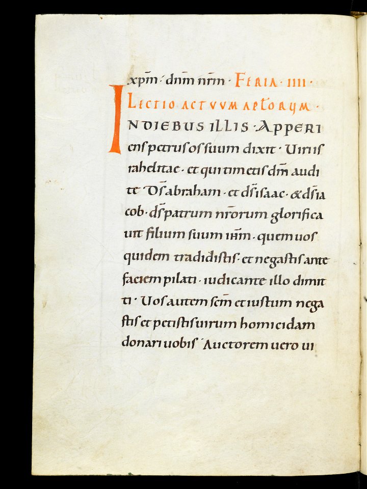 Beromünster, Stiftskirche St. Michael, Epistolar, f. 39v – Epistolary