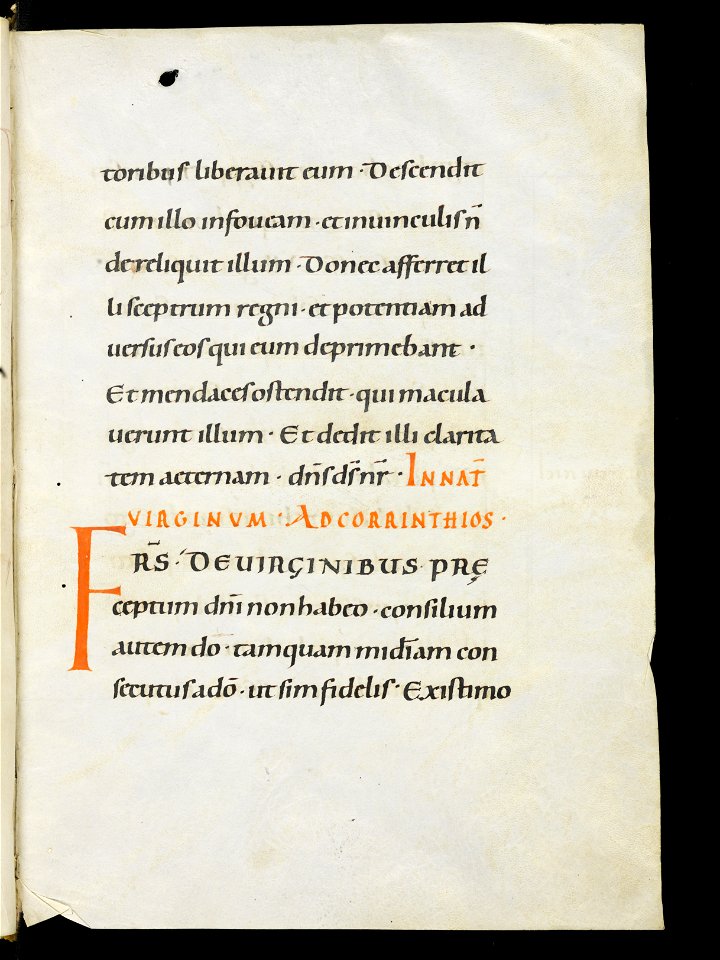 Beromünster, Stiftskirche St. Michael, Epistolar, f. 123r – Epistolary