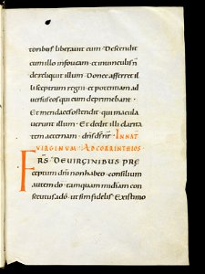 Beromünster, Stiftskirche St. Michael, Epistolar, f. 123r – Epistolary