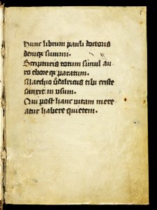 Beromünster, Stiftskirche St. Michael, Epistolar, f. 1r – Epistolary