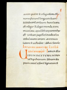 Beromünster, Stiftskirche St. Michael, Epistolar, f. 49v – Epistolary