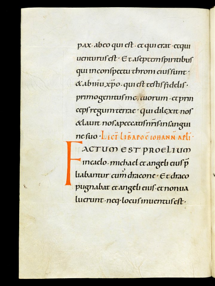 Beromünster, Stiftskirche St. Michael, Epistolar, f. 97v – Epistolary